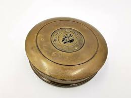 Robert'sAuthentic Vintage Style Brass Pocket Compass with Leather Case Condition | eBay