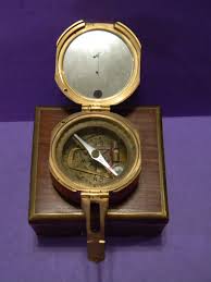 Vintage STANLEY LONDON Natural Sine Brass Compass + Wooden ...