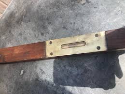 ANTIQUE No 0 STANLEY SWEETHEART LOGO WOOD & BRASS LEVEL 30” | eBay