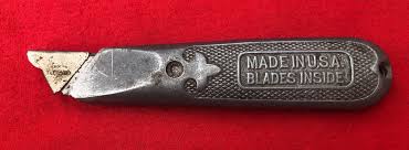 VINTAGE STANLEY No. 199 FIXED BLADE UTILITY KNIFE WITH BLADE ...