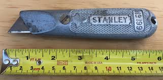 VINTAGE STANLEY No. 199 FIXED BLADE TRIMMING / UTILITY KNIFE ...