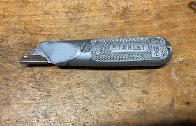 Stanley number 199 razor-edge knife details