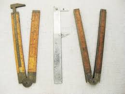 Folding Wooden Rulers, Pocket Calipers, Antique Tool ...