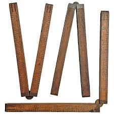 Similar Items to Set of Three Stanley 24 Inch Folding Rules ...