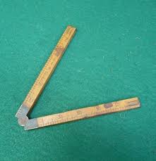 Antique STANLEY No. 61 Brass & Boxwood Folding Rule - Etsy