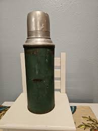 Icy-hot Rare Vintage Thermos Bottle With Cork Closure and Metal Drinking Cap - Etsy