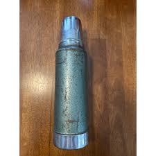 Vintage Aladdin Stanley A-944DH quart green steel thermos | Mercari