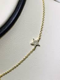 Yellow Gold Sterling Silver Rainbow Sapphire Moon Star Lightning Choker Necklace | eBay