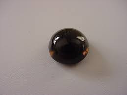 SMOKEY QUARTZ CABOCHON 16.30 CARAT WEIGHT ROUND CUT GEMSTONE