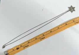 Star Of David Necklace sterling ailver and Marcasite Pendant ...