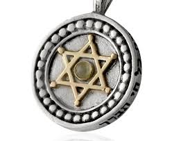 Star of David Pendant, Engraved With 72 Names of God, Jewish ...
