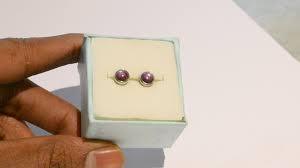 Completely Natural Round Star Ruby In 925 Sterling Silver Stud Earring | eBay