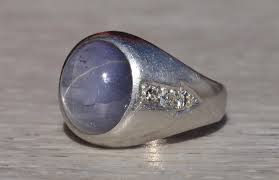 The Gooma: Art Deco Era Star Sapphire Ring with Diamonds in ...