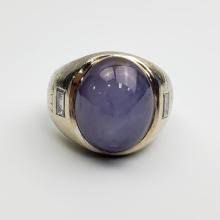 Sold at Auction: Large 14K White Gold, Diamond, Star ...