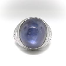 Vintage Star Sapphire Diamond Ring Retro 1950's 22.82ct t.w. ...