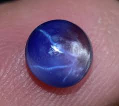 Natural 1.55 Ct Blue Six Rays STAR Sapphire Certified ...