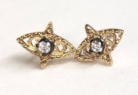 EUC Kendra Scott Evil Eye Frost Gold Earrings And Jackets | eBay