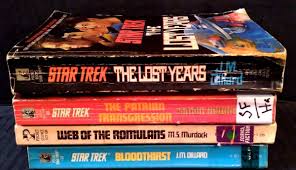 4) Star Trek TOS Novels (ex-library) Bloodthirst-Lost Years ...