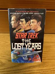 Star Trek, The Lost Years, J.M. Dillard, Signed, 1st Pocket ...