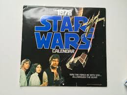 Star Wars Calender Collectible The 1978 12 Month Calender ...