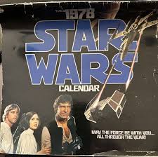Nice Vintage 1978 Star Wars Calendar. Rare | eBay