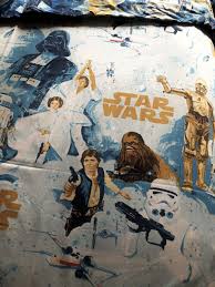 STAR WARS Vintage 1970-80's Collectible Twin Sheet Set Flat ...