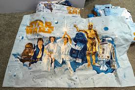 4- 1977 Star Wars Bedding Set Blanket Comforter Flat Sheet ...