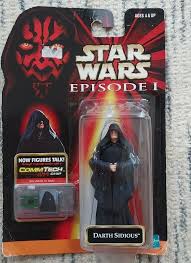 1998 Hasbro Star Wars Episode 1 - Darth Sidious Action Figure Comm Tech Chip | eBay