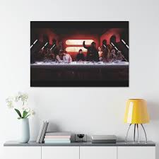 Star Wars Last Supper Wall Art, Funny Movie Poster for ...