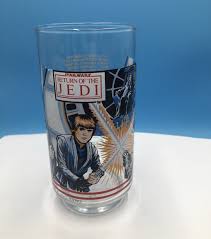 Star Wars Return of the Jedi Glass Luke Skywalker Darth ...