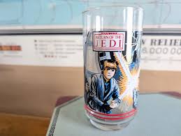 Star Wars Return of the Jedi Drinking Glass, 1983 Burger ...