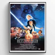 Star Wars Episode VI Return Of The Jedi Movie Poster Wall ...