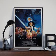 Star Wars - Return of the Jedi Movie Poster , 1983 Classic ...