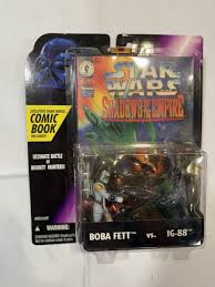 Star Wars Shadows of the Empire Boba Fett vs IG-88 w/ Comic Book, New In Package | eBay
