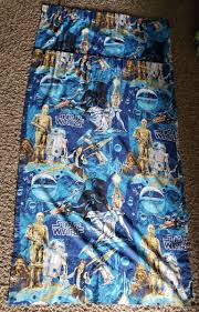 Star Wars 1977 RARE SIZE 56.5x36.5 Curtain Coverlet X2 Pet/Smoke Free Original | eBay