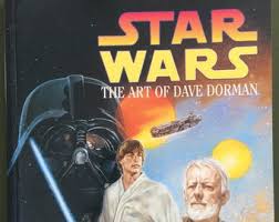 Vintage 90s Book STAR WARS the Art of Dave Dorman ...