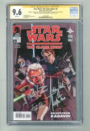 Star Wars: Clone Wars #6 - Signed by Ahsoka, Anakin, and Obi-Wan - CGC SS 9.6 | eBay