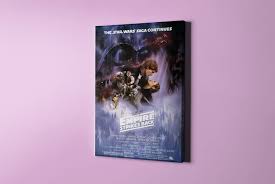 The Empire Strikes Back Poster: Retro Star Wars Movie Art - Etsy