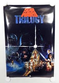 Vintage 1990 STAR WARS Original Trilogy CBS/FOX Video Poster ...