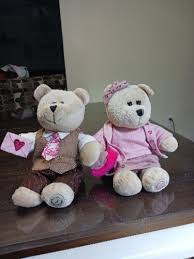 Valentine's Day Boy Girl Bearista Bear Plush Pair Starbucks ...