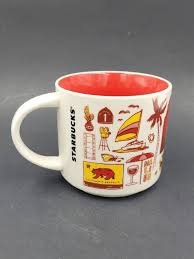 Starbucks CALIFORNIA Been There Series Coffee Tea Coco Latte Mug Collectible Kitchen Home Decor - Etsy
