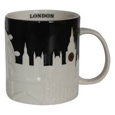 STARBUCKS London Mug with Relief Design Height 10.5 cm ...