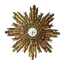 Vintage French Art Deco Starburst Wall Clock Available For Immediate Sale At Sotheby's