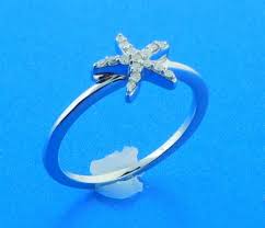 Starfish Ring, 14K White Gold & Diamonds | Island Sun ...