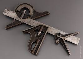 Excellent STARRETT Combination Square Set - 96690 – Jim Bode ...