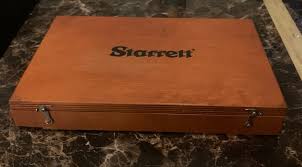 Starrett Depth Micrometer No 445 Wooden Case