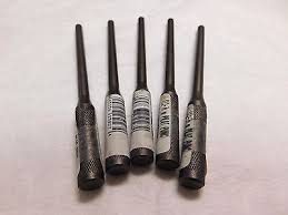 Mayhew 7mm Tip 7/16" Hex x 6" L Black Steel Pilot Punch QTY ...