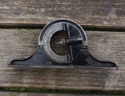 Vintage The L.S.S. CO Starrett ATHOL MASS USA Protractor ...