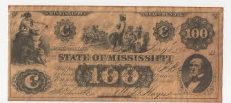 State of Mississippi $100 Dollars Treasury C Note REPRO Civil War Currency 7” | eBay