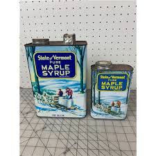 LOT OF VINTAGE MAPLE SYRUP TINS - Schmalz Auctions